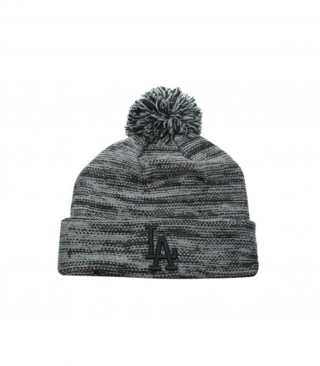 Mütze  LA Marl Knit storm gray black New Era